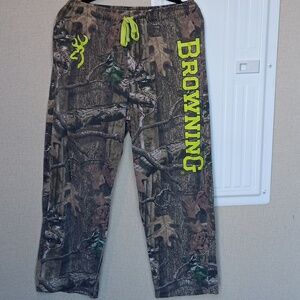 Browning Break-Up Camo PJ/Lounge Pants Leisurewear